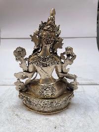 [master Quality], Sterling Silver, [1500 Gram] Statue Of White Tara, [old Stock]