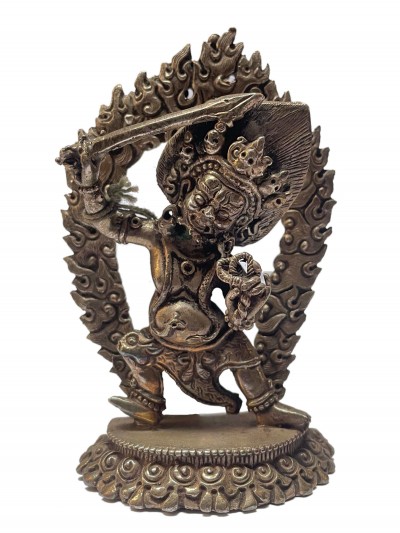 [master Quality], Sterling Silver, [174 Gram] Statue Of Kadga Pani [old Stock]