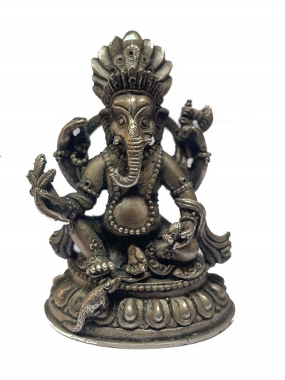 [master Quality], Sterling Silver, [86 Gram] Statue Of Ganesh, [old Stock]