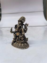 [master Quality], Sterling Silver, [86 Gram] Statue Of Ganesh, [old Stock]
