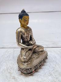 [master Quality], Sterling Silver, [652 Gram] Statue Of Amitabha Buddha, [old Stock]