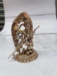 [master Quality], Sterling Silver, [176 Gram] Statue Of Simhamukha Yogini, Senge Dongma, [old Stock]