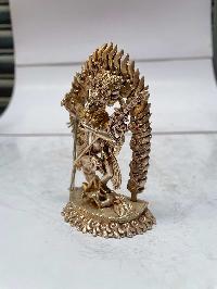 [master Quality], Sterling Silver, [176 Gram] Statue Of Simhamukha Yogini, Senge Dongma, [old Stock]