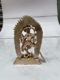 [master Quality], Sterling Silver, [176 Gram] Statue Of Simhamukha Yogini, Senge Dongma, [old Stock]