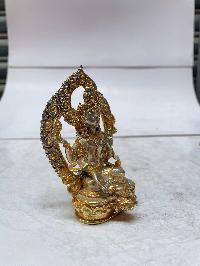 [master Quality], Sterling Silver, [202 Gram] Statue Of Lakshmi, [old Stock]
