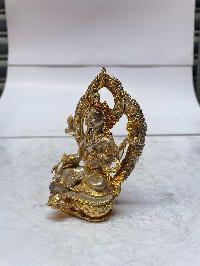 [master Quality], Sterling Silver, [202 Gram] Statue Of Lakshmi, [old Stock]