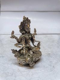 [master Quality], Sterling Silver, [164 Gram] Statue Of Lakshmi, [old Stock]