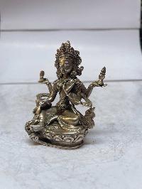 [master Quality], Sterling Silver, [164 Gram] Statue Of Lakshmi, [old Stock]