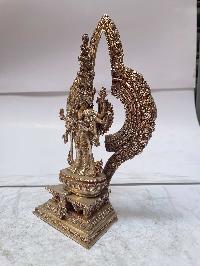 [master Quality], Sterling Silver, [920 Gram] Statue Of Sahasrabhuja Avalokitesvara, [old Stock]