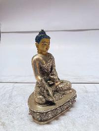 [master Quality], Sterling Silver, [710 Gram] Statue Of Medicine Buddha, [old Stock]