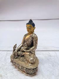 [master Quality], Sterling Silver, [710 Gram] Statue Of Medicine Buddha, [old Stock]