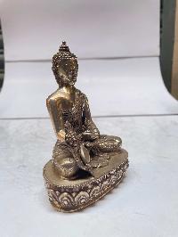 [master Quality], Sterling Silver, [450 Gram] Statue Of Medicine Buddha, [old Stock]