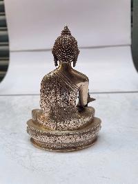 [master Quality], Sterling Silver, [450 Gram] Statue Of Medicine Buddha, [old Stock]