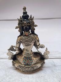 [master Quality], Sterling Silver, [634 Gram] Statue Of Vajrasattva, [old Stock]