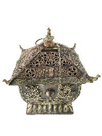 Hand Beaten Metal Incense Burner, [hanging & Swinging]
