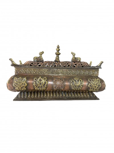 Hand Beaten Metal Incense Burner