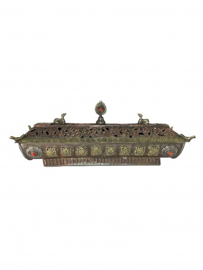 Hand Beaten Metal Incense Burner