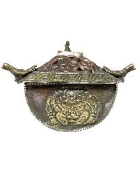 Hand Beaten Metal Incense Burner