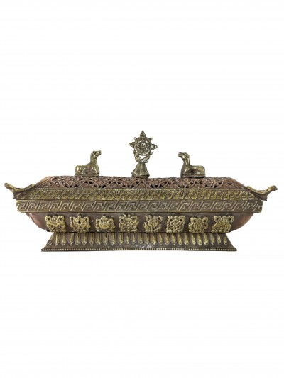 Hand Beaten Metal Incense Burner