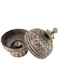 Hand Beaten Metal Incense Burner, [hanging & Swinging]
