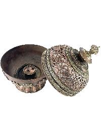 Hand Beaten Metal Incense Burner, [hanging & Swinging]