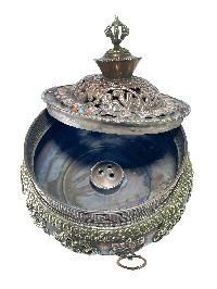 Hand Beaten Metal Incense Burner, [hanging & Swinging]