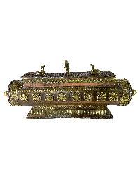 Hand Beaten Metal Incense Burner, With Incense Holder