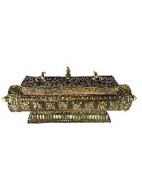 Hand Beaten Metal Incense Burner, With Incense Holder