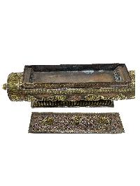 Hand Beaten Metal Incense Burner, With Incense Holder