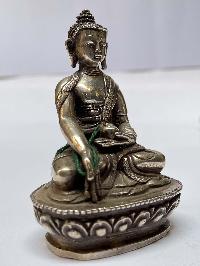 [master Quality], Sterling Silver, [194 Gram] Statue Of Ratnasambhava Buddha, [old Stock]