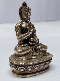 [master Quality], Sterling Silver, [185gram] Statue Of Amoghasiddhi Buddha, [old Stock]