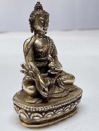 [master Quality], Sterling Silver, [197gram] Statue Of Medicine Buddha, [old Stock]