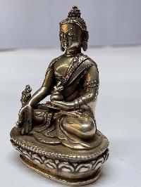 [master Quality], Sterling Silver, [197gram] Statue Of Medicine Buddha, [old Stock]