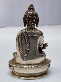 [master Quality], Sterling Silver, [197gram] Statue Of Medicine Buddha, [old Stock]