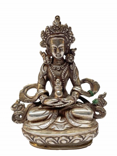 [master Quality], Sterling Silver, [156gram] Statue Of Aparimita, [old Stock], Chepame, Amitayus