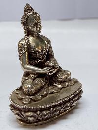 [master Quality], Sterling Silver, [138 Gram] Statue Of Amitabha Buddha, [old Stock], [rare Find]