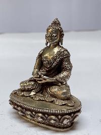 [master Quality], Sterling Silver, [138 Gram] Statue Of Amitabha Buddha, [old Stock], [rare Find]