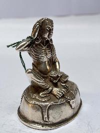 [master Quality], Sterling Silver, [208gram] Statue Of Milarepa, [old Stock], [rare Find]