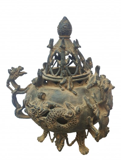Incense Burner Makkal, [antique], [makal, Maka, Incense Burner]