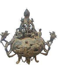 Incense Burner Makkal, [antique], [makal, Maka, Incense Burner]