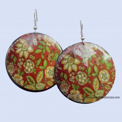 Metal Earring [flower Design]