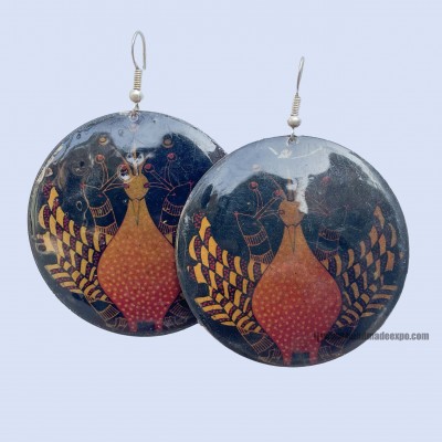 Metal Earring [peacock Design]