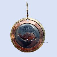 Metal Earring [metal Plate], Animal Cut