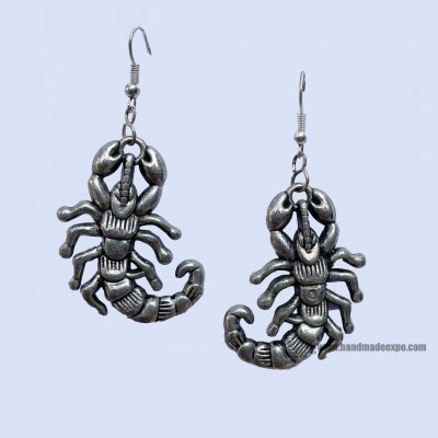 Metal Earring [scorpion Design]