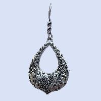 Metal Earring [], Black