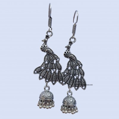 Metal Earring [peacock Design]
