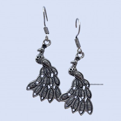 Metal Earring [peacock Design]