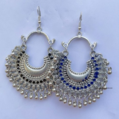Metal Earring [], Blue