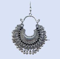 Metal Earring [], Blue