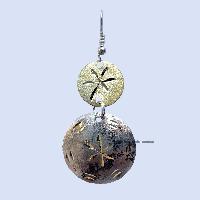 Metal Earrings [round Shape]
